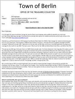 Town of Berlin OFFICE OF THE TREASURER/COLLECTOR - Berlin MA