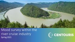 Mood survey within the river cruise industry - Spring 2021 - Centouris