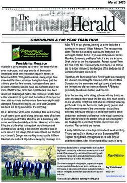 CONTINUING A 138 YEAR TRADITION