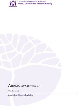 ARABIC (WACE VERSION) - ATAR COURSE Year 11 and Year 12 syllabus - School Curriculum and Standards ...