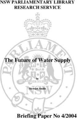 The Future of Water Supply - Briefing Paper No 4/2004 - NSW Government