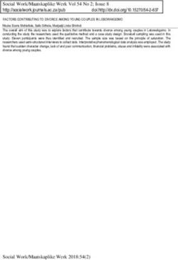 Social Work/Maatskaplike Werk Vol 54 No 2; Issue 8