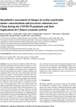 Quantitative assessment of changes in surface particulate matter concentrations and precursor emissions over China during the COVID-19 pandemic ...