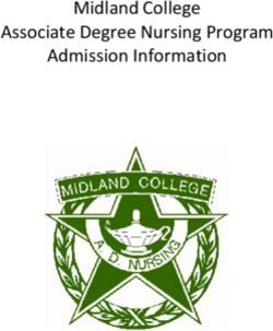 Midland College Associate Degree Nursing Program Admission Information