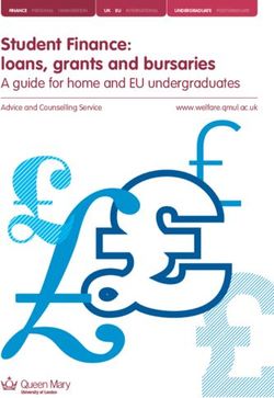 Student Finance: loans, grants and bursaries - A guide for home and EU undergraduates