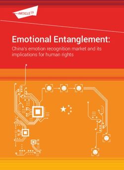 Emotional Entanglement: China's emotion recognition market and its implications for human rights - Article 19