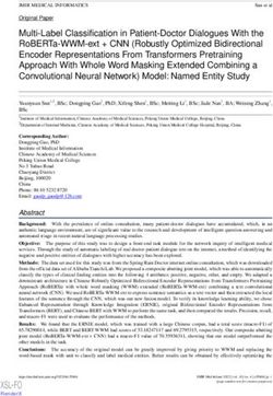 MULTI-LABEL CLASSIFICATION IN PATIENT-DOCTOR DIALOGUES WITH THE ROBERTA-WWM-EXT + CNN ROBUSTLY OPTIMIZED BIDIRECTIONAL ENCODER REPRESENTATIONS ...