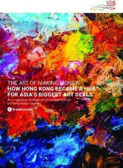 THE ART OF MAKING MONEY: HOW HONG KONG BECAME A HUB FOR ASIA'S BIGGEST ART DEALS - An in-depth look at the growth of the Asian market- and Hong ...