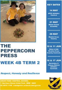 KEY DATES 14 MAY - Ariah Park Central ...