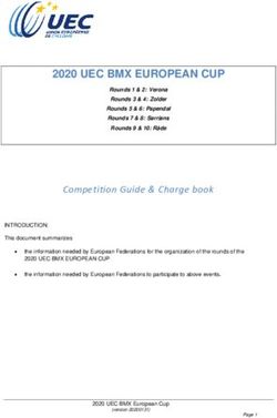 2020 UEC BMX EUROPEAN CUP - UEC.ch