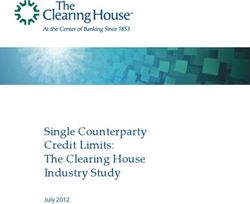 Single Counterparty Credit Limits: The Clearing House Industry Study - July 2012