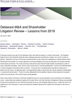 Delaware M&A and Shareholder Litigation Review - Lessons from 2019 - Willkie ...