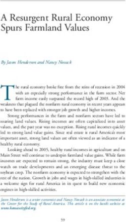 A Resurgent Rural Economy Spurs Farmland Values