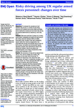 Risky driving among UK regular armed forces personnel: changes over time