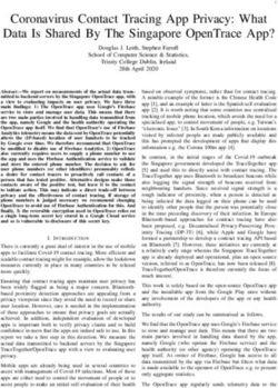 CORONAVIRUS CONTACT TRACING APP PRIVACY: WHAT DATA IS SHARED BY THE SINGAPORE OPENTRACE APP?