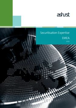 Securitisation Expertise - EMEA 2020