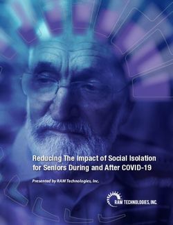 Reducing The Impact of Social Isolation for Seniors During and After COVID-19 - Presented by RAM Technologies, Inc.